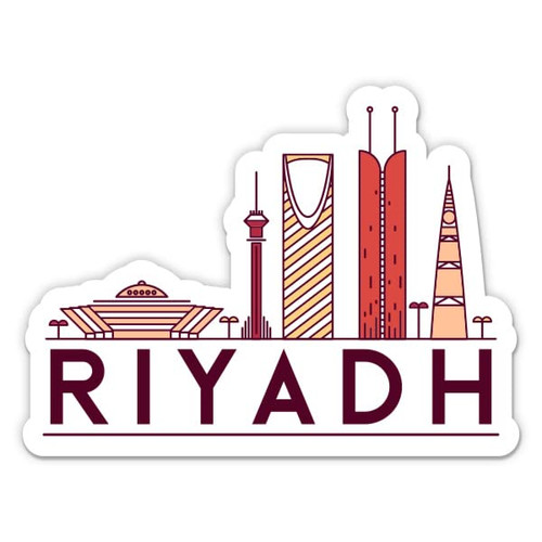 Squiddy Riyadh Saudi Arabia - Vinyl Sticker Decal for Phone, Laptop, Water Bottle (3" Wide) Squiddy Riyadh Saudi Arabia - Vinyl Sticker Decal for Phone, Laptop, Water Bottle (3" Wide)