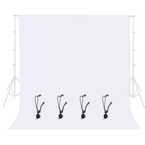 Emart 8.5x10ft White Photo Backdrop for Photography, Large Plain White Drapes Party Background Curtain | Polyester Fabric | White Screen Sheet Video Studio Portrait Photoshoot Parties