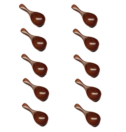 JapanBargain, Wooden Tea Scoop Matcha Scoop Green Tea Spoon Spices Spoon Sugar Spoon Salt Spoon (10, Brown) JapanBargain, Wooden Tea Scoop Matcha Scoop Green Tea Spoon Spices Spoon Sugar Spoon Salt Spoon (10, Brown)