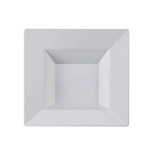 Square Plastic Soup Bowl - 5 oz | White | Pack of 10