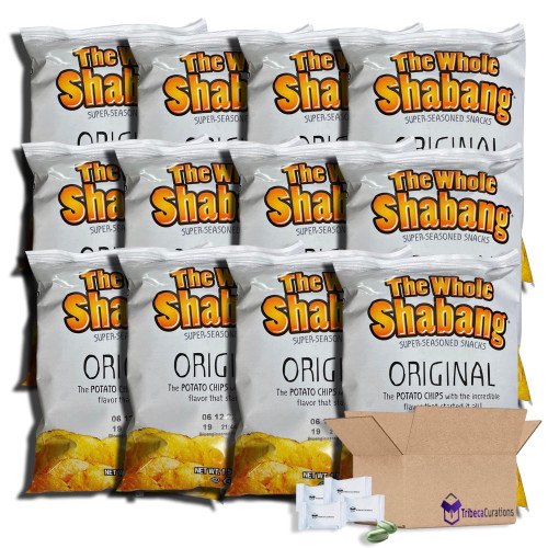 The Whole Shabang Potato Chips by Moon Lodge Bundled by Tribeca Curations | 1.5 Oz | Original | Pack of 12 Includes Tribeca Mints