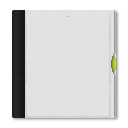 IQ+ iScholar 1-Subject Poly Cover Wirebound Notebook, College Ruled, 11 x 8.5 Inch Sheet Size, 100 Sheets, White (59902-WH)