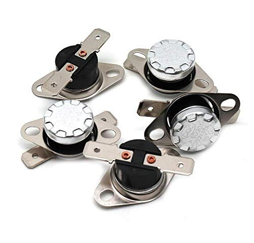 Yootop 5Pcs DISC Thermostat Temperature Control Switch 250V 10A 176F 80C KSD301