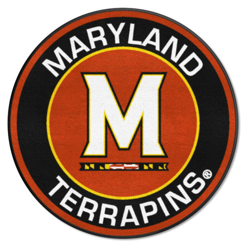 FANMATS 18617 Maryland Terrapins Roundel Rug - 27in. Diameter