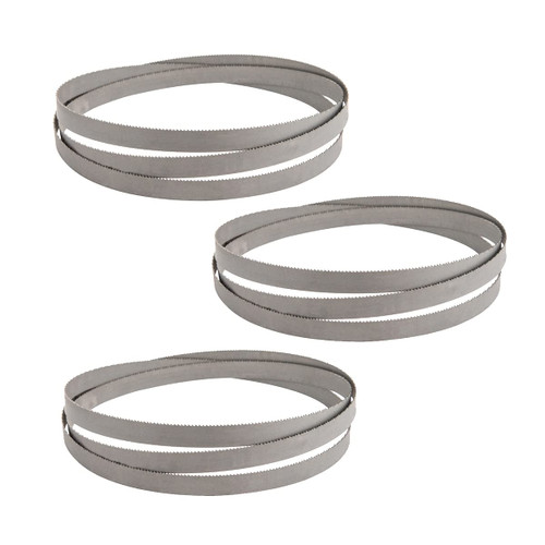 POWERTEC 13503-P3 44-7/8 Inch x 10/14 TPI Bandsaw Blades, Portable Band Saw Blades for DeWalt DCS374B, Wen 93496 and Milwaukee M18 Portable Band Saw, 44-7/8" x 1/2" x 10/14 TPI, 3PK