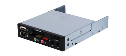 Silverstone FP35B Card Reader Compatible with Windows 98, Me, 2000, XP, Vista, Mac OS 9.x/ (Black)