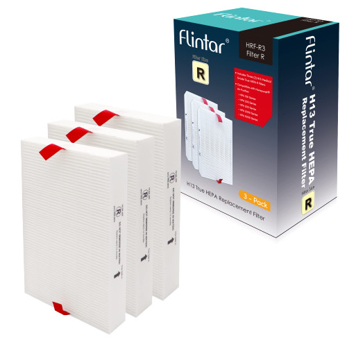 Flintar H13 True HEPA Replacement Filter R, Compatible with Honeywell Air Purifier HPA300, HPA200, HPA 100 and HPA 5000 Series, HRF-R3 (3 HEPA Filters) Flintar H13 True HEPA Replacement Filter R, Compatible with Honeywell Air Purifier HPA300, HPA200, HPA 100 and HPA 5000 Series, HRF-R3 (3 HEPA Filters)