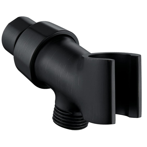 BRIGHT SHOWERS Shower Head Holder All Metal Handheld Shower Head Holder, Brass Adjustable Shower Arm Mount Bracket, Oil-Rubbed Bronze