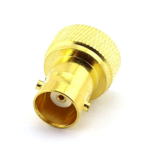 DGZZI 2-Pack RF Coaxial Adapter BNC to SMA Coax Jack Connector BNC Female to SMA Male