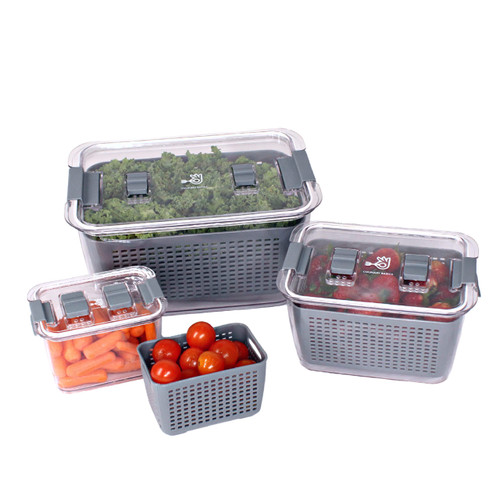 Fruit Storage Containers for Fridge Produce Saver Container for Refrigerator Vegetable Lettuce Keeper Organizer Food Berry Bin with Lid Fruit Storage Containers for Fridge Produce Saver Container for Refrigerator Vegetable Lettuce Keeper Organizer Food Berry Bin with Lid