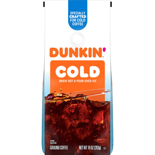 Dunkin' Cold Ground Coffee, 10 Ounce