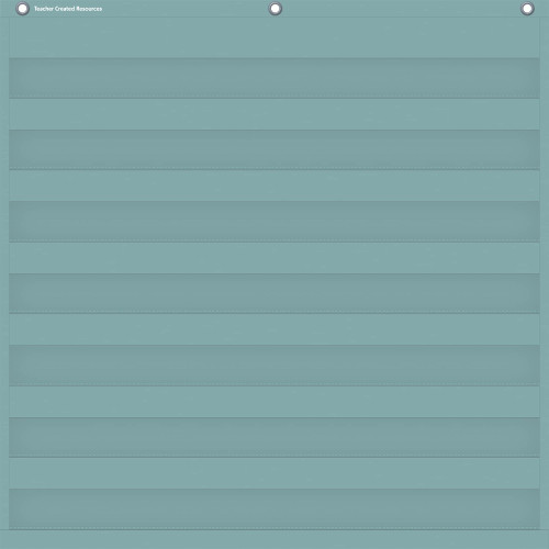 Teacher Created Resources Calming Blue 7 Pocket Chart (28" x 28") (TCR20101)