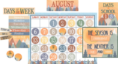 Teacher Created Resources Moving Mountains Calendar Bulletin Board