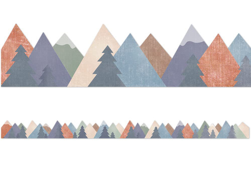 Teacher Created Resources Moving Mountains Die-Cut Border Trim Teacher Created Resources Moving Mountains Die-Cut Border Trim