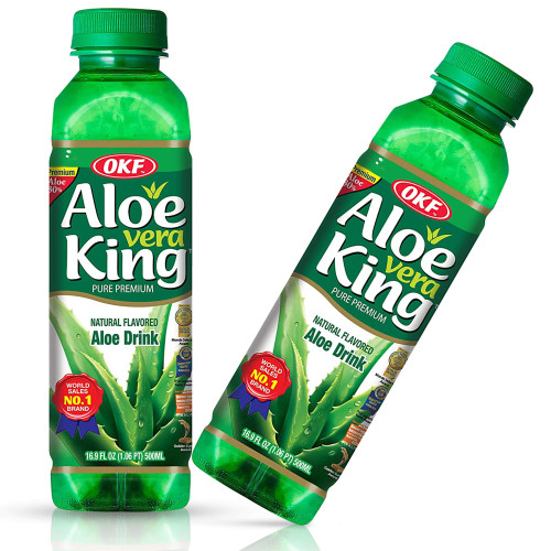 OKF Aloe Vera King Drink, Original, 16.9 Fluid Ounce (Pack of 12) OKF Aloe Vera King Drink, Original, 16.9 Fluid Ounce (Pack of 12)