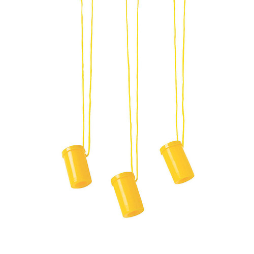 Fun Express - Yellow Air Blaster - Toys - Noisemakers - Spirit Noisemakers - 12 Pieces