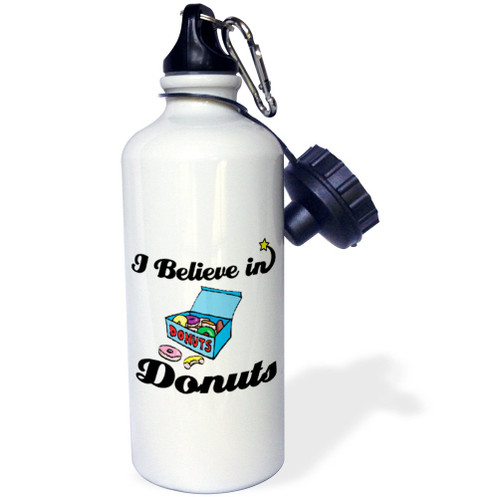 3dRose I Believe in Dragonflies Sports Water Bottle, 21 oz, White 3dRose I Believe in Dragonflies Sports Water Bottle, 21 oz, White
