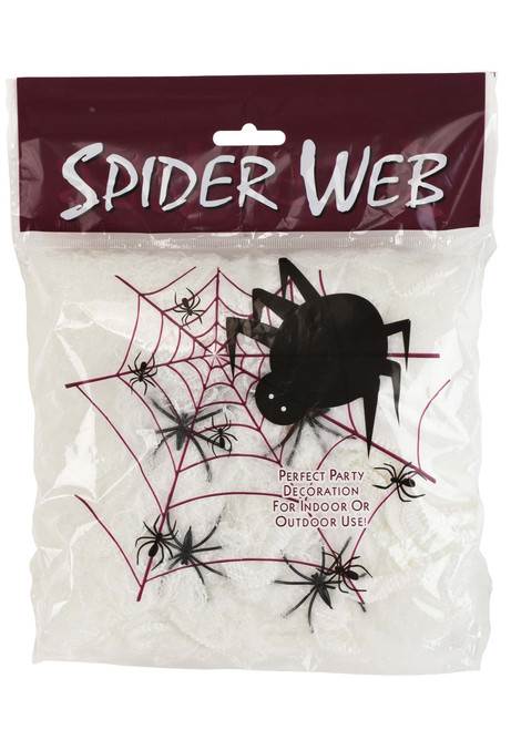 Fun Costumes White Spider Web Prop Standard Fun Costumes White Spider Web Prop Standard
