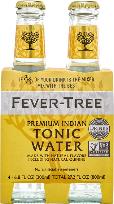 Fever Tree Soda 4pk Tonic Water