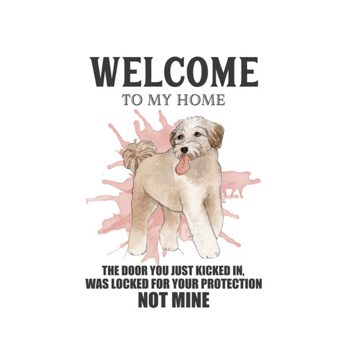Vinyl Wall Quotes Stickers Welcome to My Home Positive Lettering Wall Stickers Home Decorations Door is Locked for Your Protection Not Mine Wall Sticker for Classroom Car Teen Room Doors 28in