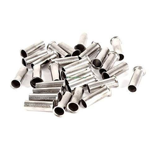 50PCS 16AWG Bootlace Cooper Ferrules kit Set Wire Copper Crimp Connector Insulated Cord Pin End Terminal EN1507