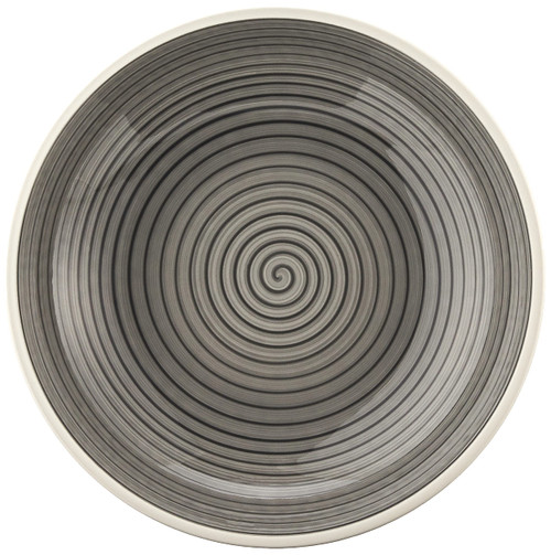 Villeroy & Boch Manufacture Gris Pasta Bowl, 37 oz/9.25 in, Gray Villeroy & Boch Manufacture Gris Pasta Bowl, 37 oz/9.25 in, Gray