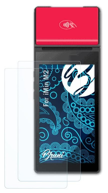 Bruni Screen Protector Compatible with iMin M2 Protector Film, Crystal Clear Protective Film (2X)