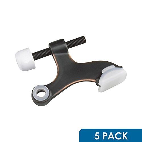 5 Pack Rok Hardware Heavy Duty Hinge Pin Door Stop, Oil-Rubbed Bronze ROKDSP1ORB