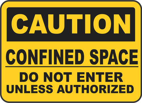 INDIGOS UG - Sticker - Safety - Warning - 5-Set - Do Not Enter Unless Authorized Sign 355mmx 254mm - Decal for Office - Company - School - Hotel