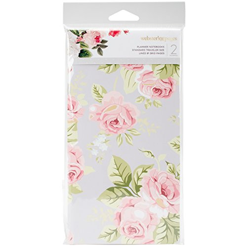 Webster's Pages Love and Floral Traveler Notepad Inserts 2-Pack (NP107)