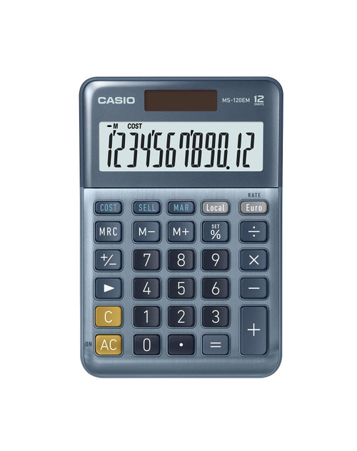Casio MS-120EM Desktop Calculator