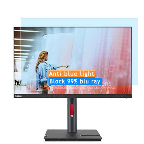 Vaxson 2-Pack Anti Blue Light Screen Protector, compatible with Lenovo ThinkVision P24q-30 23.8" Monitor TPU Film Protectors Sticker [ Not Tempered Glass ]