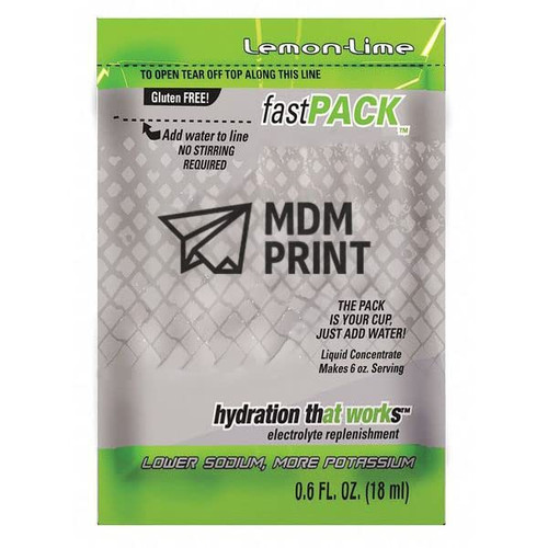 Sports Drink Liquid Concentrate 0.6 oz., Lemon-Lime, Pk50