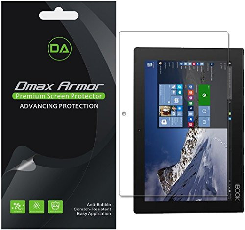 [3-Pack] Dmax Armor for Lenovo Yoga Book 10.1 Anti-Glare & Anti-Fingerprint Screen Protector - Lifetime Replacements Warranty- Retail Packaging