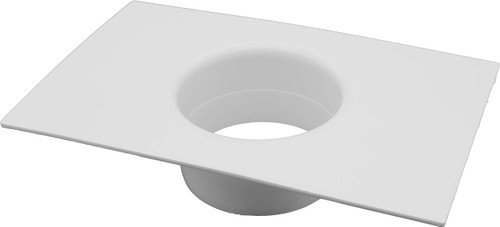 Vent Systems 6'' Inch Air Vent Duct Connector Flange Straight Ventilation Pipe Plastic Ducting Connector Plate For Cooling Heating Ventilation System HVAC 6" inch