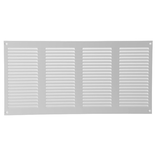 Vent Systems 16" x 8" Inch White Air Vent Cover Metal Air Return Grill with Built in Pest Guard Screen HVAC Vent Cover for Home Improvement Vent Duct Cover