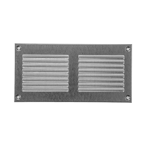 Vent Systems 8'' x 4'' Inch Air Vent Cover - Galvanized - Metal Air Return Grill with Built in Pest Guard Screen HVAC Vent Cover for Home Improvement Vent Duct Cover (7.9 x 3.9 Inches)