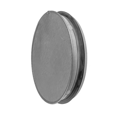 HVAC OV Galvanized Metal Duct End Cap - 6 Inch with Rubber Gasket for Better Fit - Available in Different Sizes to Suit Your Needs