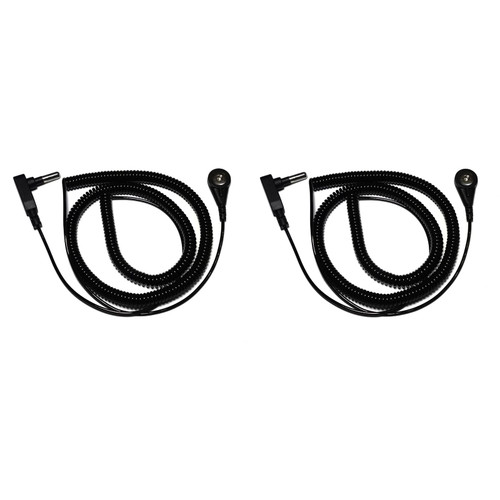 2 Pack Grounding Coil Cords for Grounding Products Grounding Wire Cable