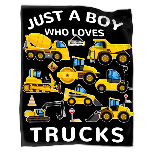 Truck Blanket Gifts 40 x 50 Inch for Kid,Just A Boy Who Loves Trucks Throw Blanket Fannel,Fleece Super Soft Travel Throw Blanket for Bed Couch Sofa Truck Blanket Gifts 40 x 50 Inch for Kid,Just A Boy Who Loves Trucks Throw Blanket Fannel,Fleece Super Soft Travel Throw Blanket for Bed Couch Sofa