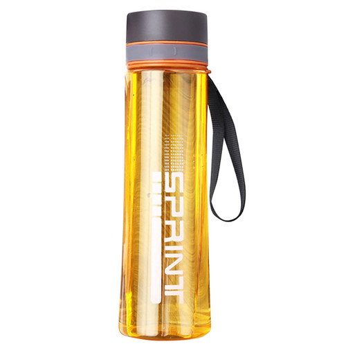 Drinking Bottles for Adults,1000ml Outdoor Sports Travel Camping Leakproof Water Bottle Kettle Drinkware - Orange
