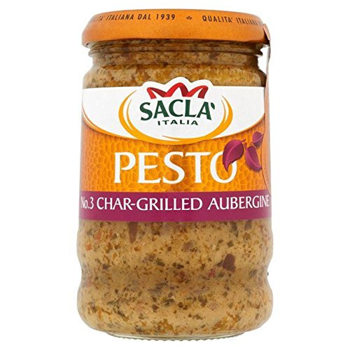Sacla' Char-Grilled Aubergine Pesto - 190g Sacla' Char-Grilled Aubergine Pesto - 190g