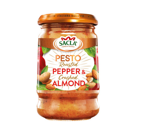 Sacla' Roasted Pepper Pesto - 190g Sacla' Roasted Pepper Pesto - 190g