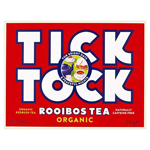 Tick Tock Organic Rooibos Tea - 80 per pack (0.44lbs)