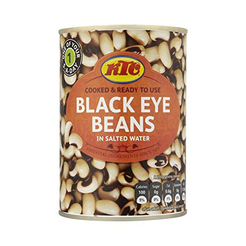 KTC Black Eye Beans (in salted water) - 400g - (pack of 3)