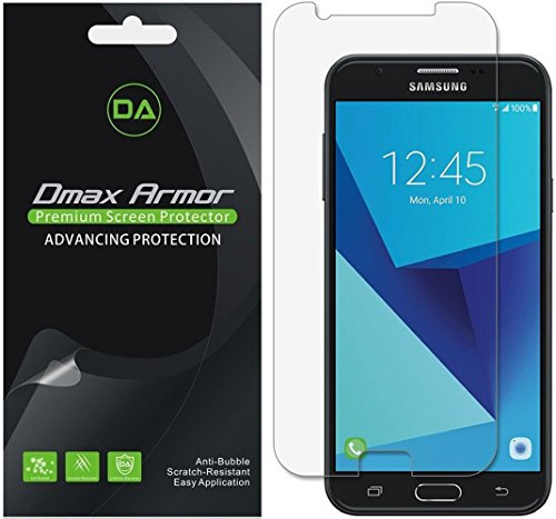 [6-Pack] Dmax Armor for Samsung Galaxy Halo Screen Protector, Anti-Bubble High Definition Clear Shield - Lifetime Replacements Warranty- Retail Packaging