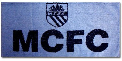 Manchester City FC Cotton Bar Towel