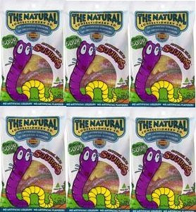 Natural Confectionery Co Jelly Squirms 180g - Pack of 6
