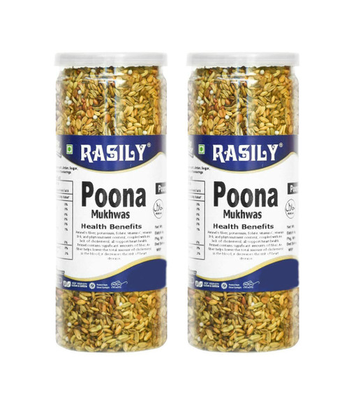 Rasily Poona Mix Mukhwas Mouth Freshener (Pack of 2)_Packing May Vary