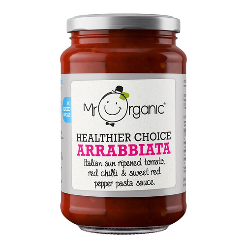 MR ORGANIC Organic Chilli Arrabiata Pasta Sauce, 350 GR